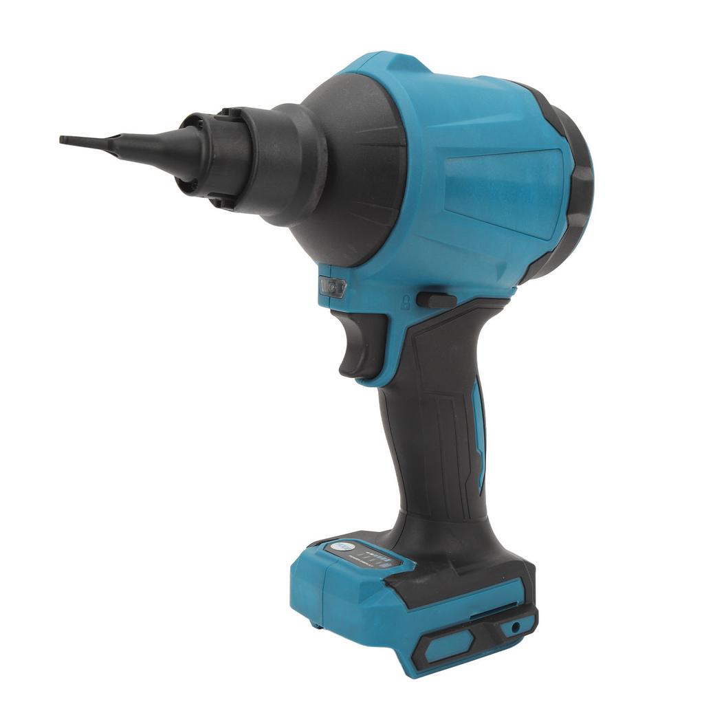Cordless Air Gun Wind Speed Adjustable Anti Slip Handle Battery Powered Air Gun with 7 Nozzles 2 Hoses for BL1830