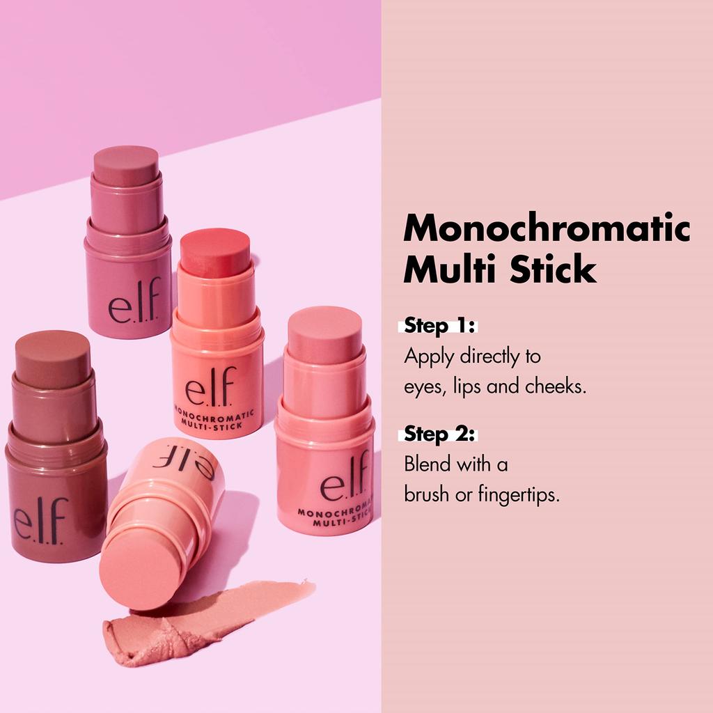 E.L.F., Monochromatic Multistick, Dazzling Peony, 0.155 Oz (4.4 G)