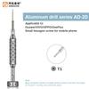 AMAOE AD-2D AD-3D Aluminum Drill Screwdriver for Mobile Phone Repair with S2 Alloy Head High Precision  Maintenance Bolt Driver