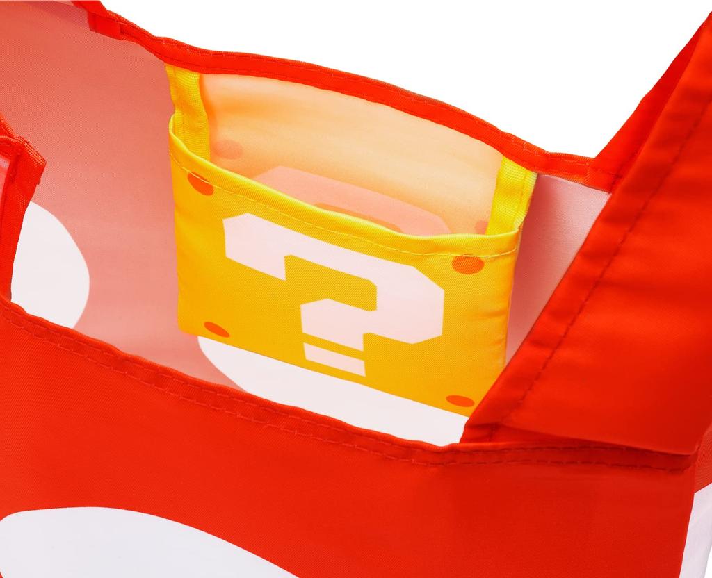 Super Mario Home Party Wrapping Bag S & 2-Way (Super Mushroom)