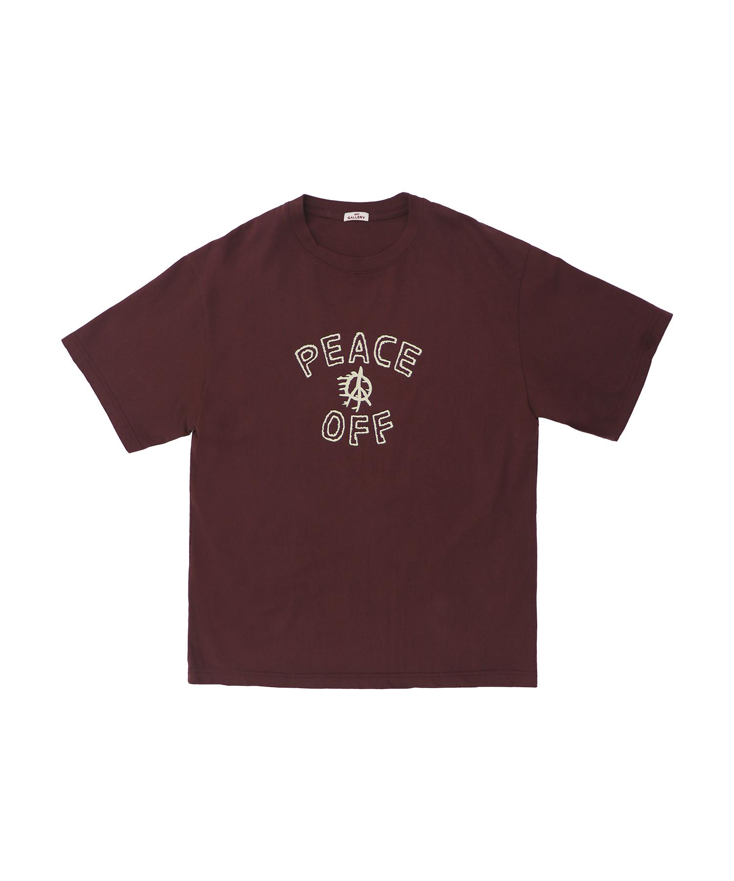 1011 Gallery Peace Off T-Shirts - Brown Brown/S