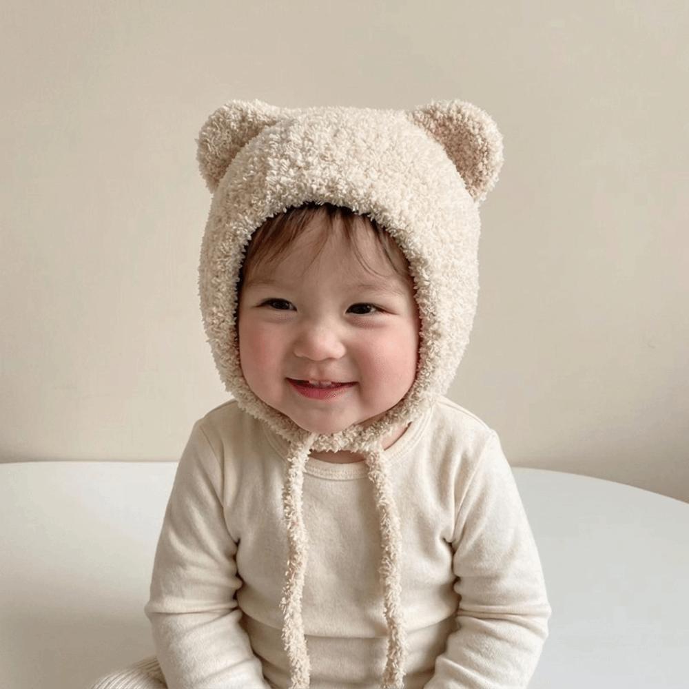 Solid Color Winter Baby Hat Breathable Toddler's Knitted Hat Baby Beanie Cap Photography Props