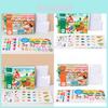 Wooden Tearing Book For Baby And Toddler Educational Play Toy For Early Learning