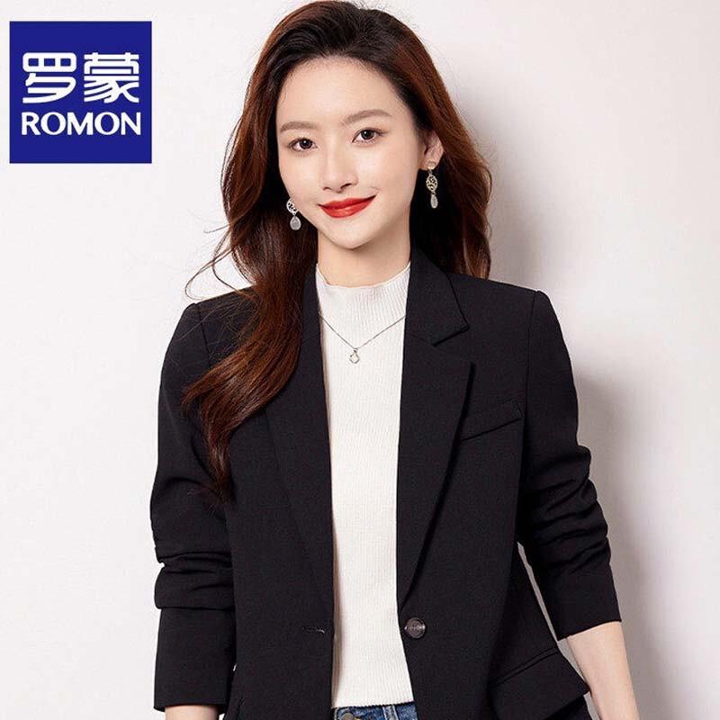 ROMON Women s Simple Commuter Blazer M
