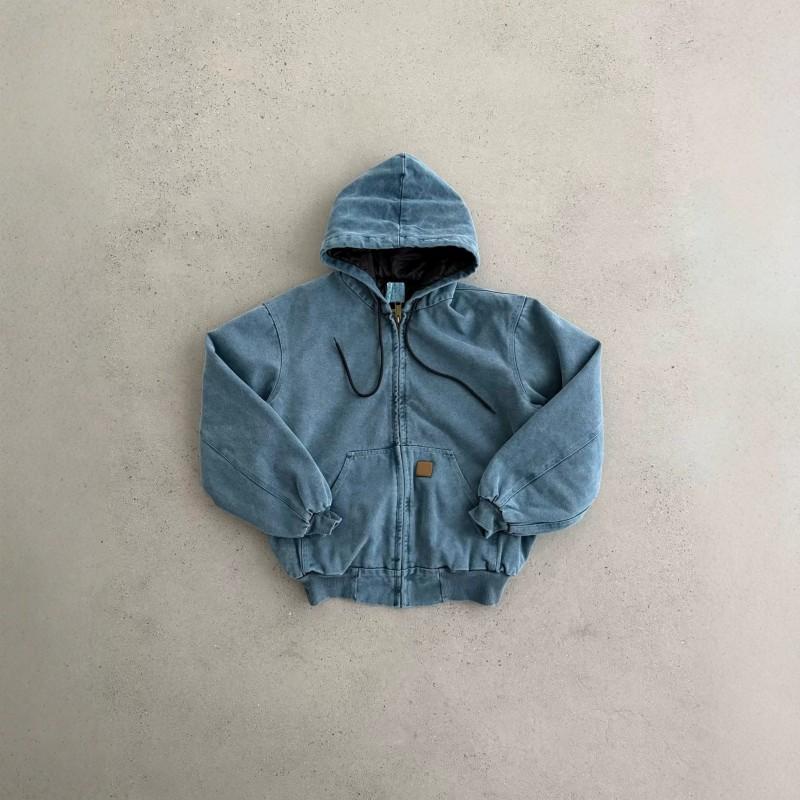 Mens Winter Cycling Jacket Hooded Workwear