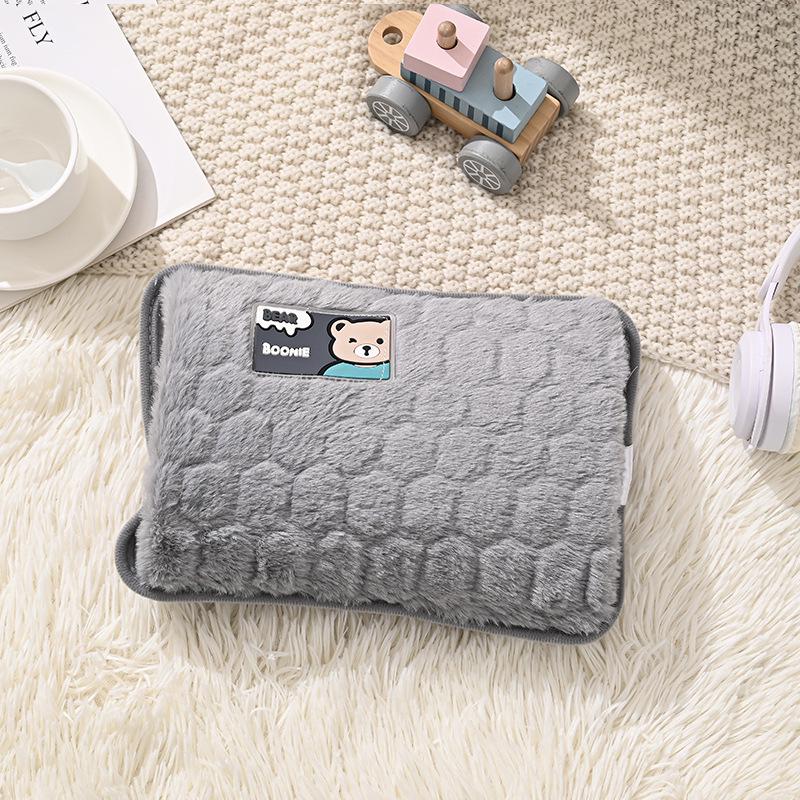 Wiederaufladbarer Sicherheits-Handwärmer - Cartoon-Stickdesign, Explosionsgeschützt, Elektrische Bauch- & Bettwärmertasche