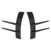 2 Pcs Gloss Black Front Bumper Side Spoiler ABS Body Spoiler Canard Universal for Car