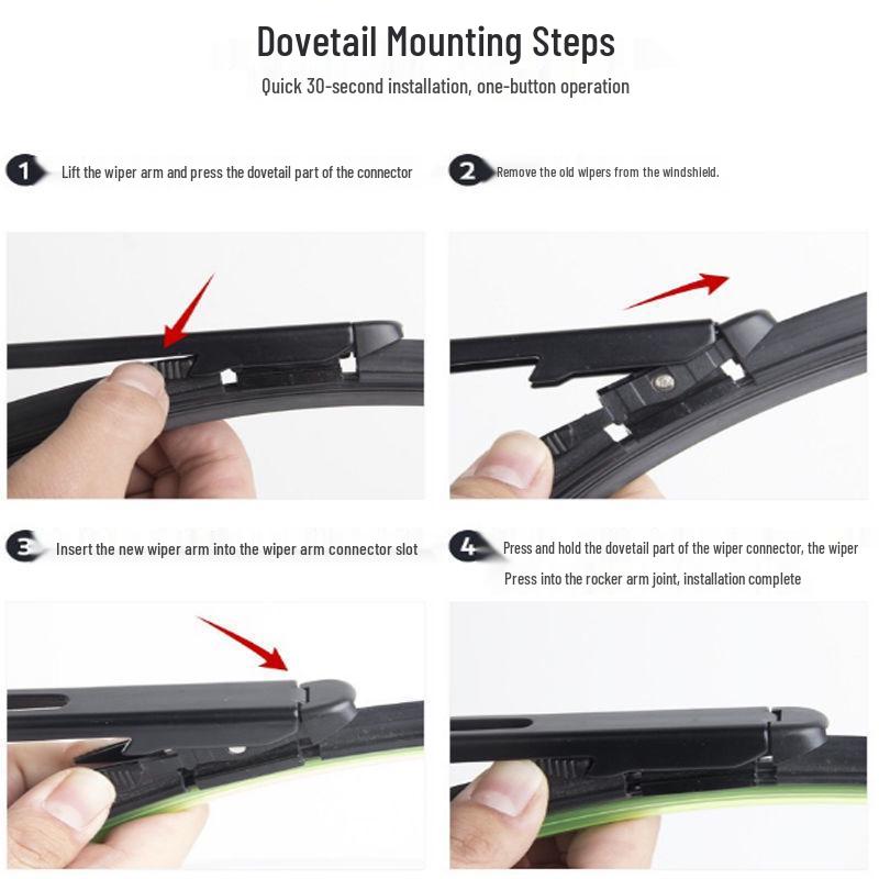 Geely Borui Wiper Blades (2015-2021 Models)