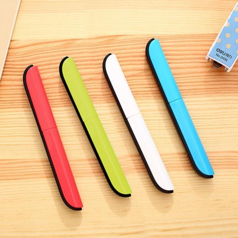 1Pcs Portable Handmade Students Paper Cut Scissors Creative Folding Safety Scissors (Color Random)