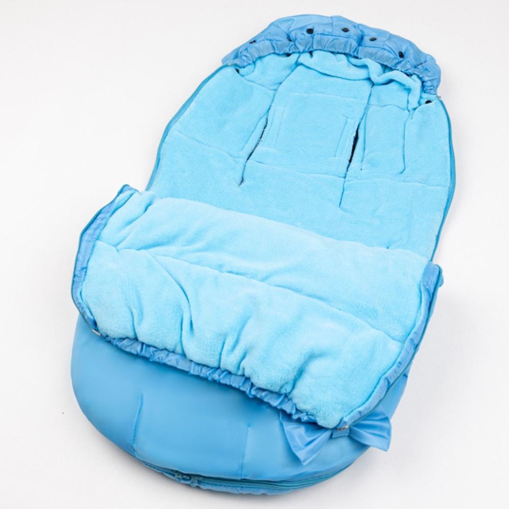Sleeping Bag for Stroller Seat for Winter Autumn Walks Blue Swaddle Sleeping Bag