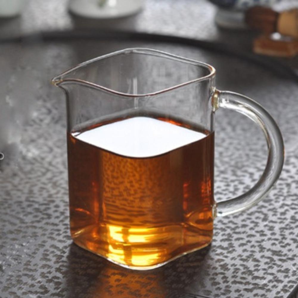 Heat-resistant glass fair cup thickened glass tea dispenser large tea sea filter tea leak Kung Fu tea set tea ceremony accessories