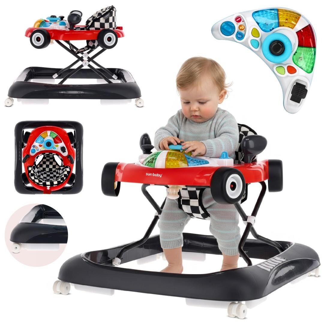 Baby Walker Racing Car Red &