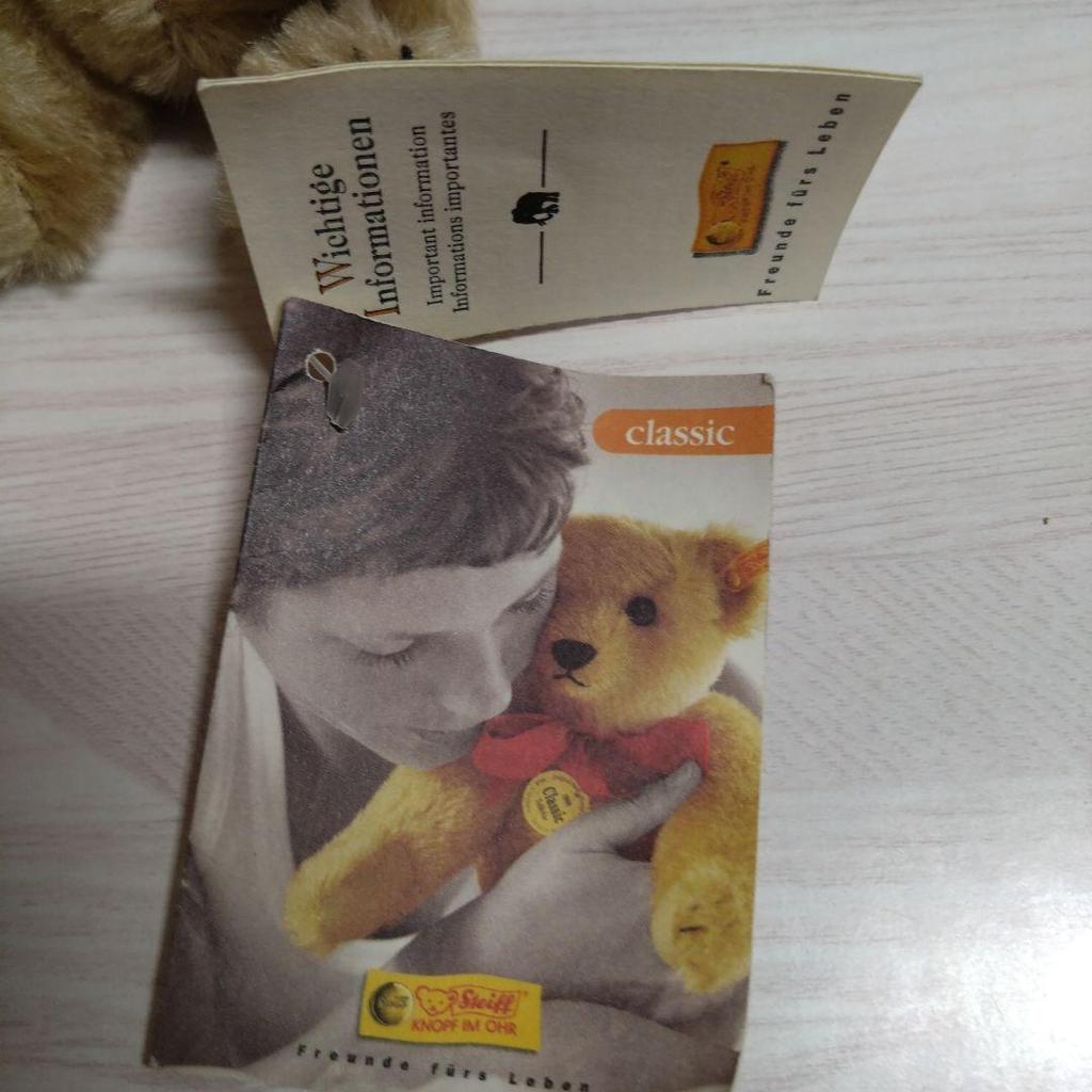 [USED] Steiff Mini Teddy Bear 027345