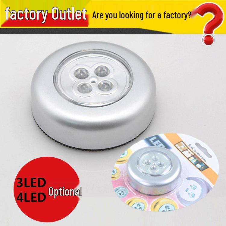 

4LED Touch Night Light for Car, Trunk, Bedroom, or Wardrobe