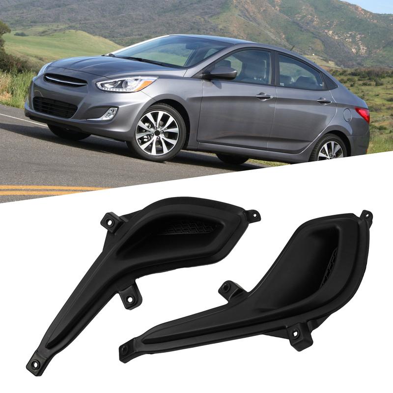 Front Bumper Fog Light Hole Cover LH&RH Side 865641R000 HY1039111 For Hyundai Accent 2012-2017 For Sport Value Edition Part