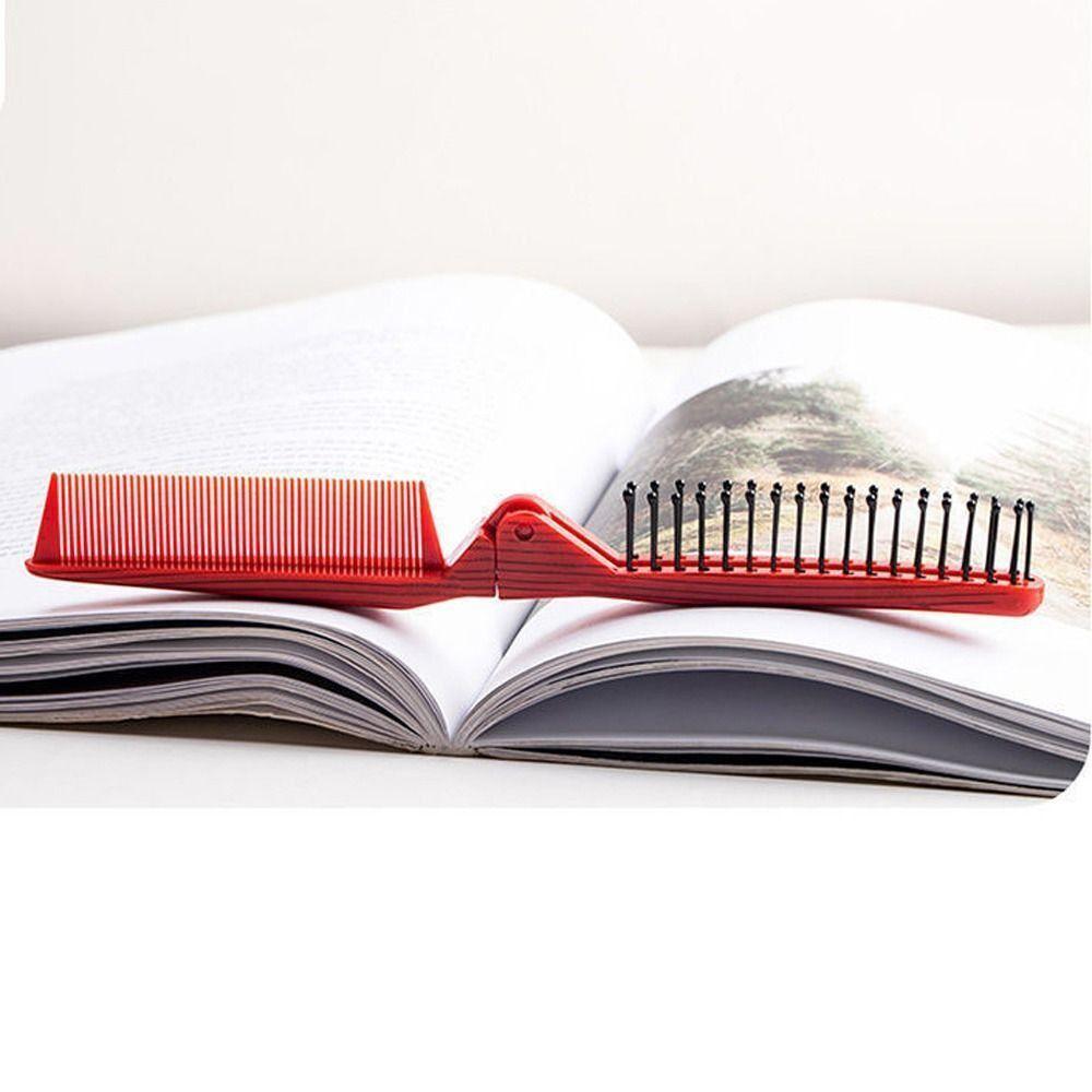 Plastic Foldable Hair Comb Styling Tools Hair Massage Comb Portable Folding Comb