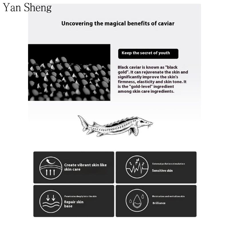 Caviar Eye Cream Anti-wrinkle Tightening and Rehydrating Anti-aging Fading Dark Circles Stay Up Late To Go Pouch