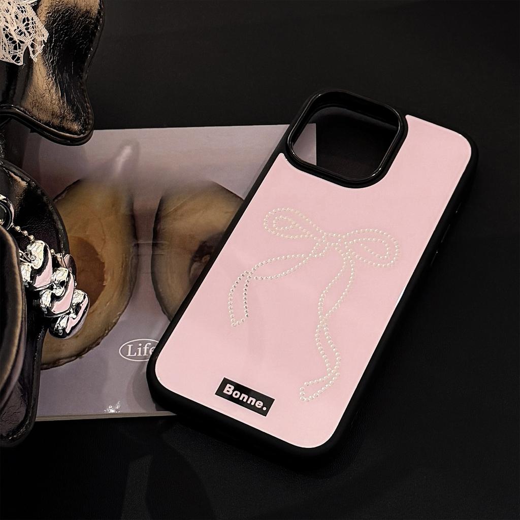 Gilded Ins Sweet Cool Style Iphone16 Apple 15pro Max Mobile Phone Case 1314 Bow 12 Suitable