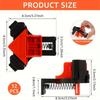 4PCS ABS Adjustable Angle Clip, 90 Degree Angle Clip,Photo Frame Clip Set, Woodworking and Restoration Tools, with T-Connection and Angle Connection
