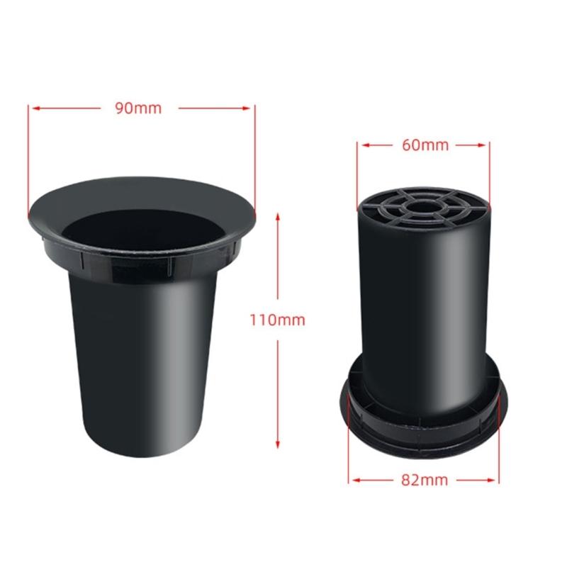 2PCS Speaker Port Tube Bass Vent Ventilation Connectors Quality Plastic Bass Tube for DIY Speaker Project Upgrades