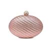 Oval Shape Hard Shell Crossbody Bag Egg-Shaped Braided Handbag Luxury Evening Clutch Bag  Gift