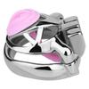 Men Short CB Lock Penis Cage Cock Lock Sounding Stainless Steel Chastity Lock Sex Toy