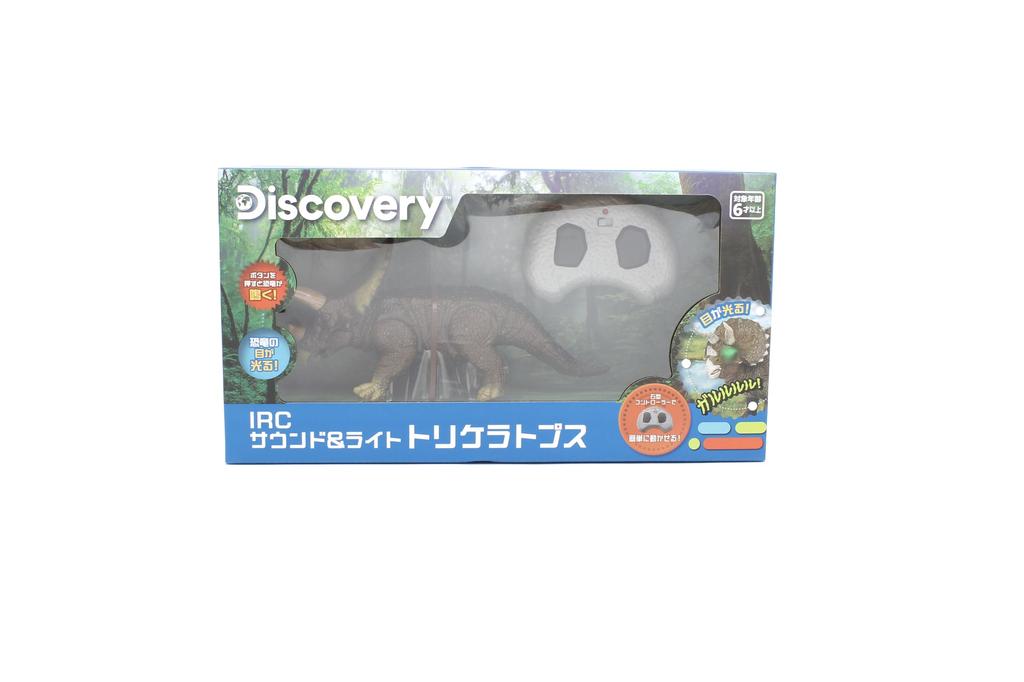 Discovery IRC Light & Sound Triceratops TK016 Radio Control Dinosaur for Kids
