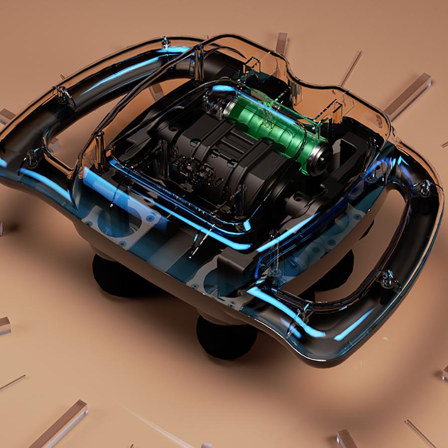 USB charging 16 head fascia gun with 9 modes and 99 levels of force adjustment, 16 massage heads simultaneously massaging massag