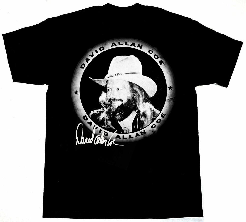 Signature Legendary David Allan Coe Shirt Black Unisex S-5XL Unisex T-Shirt