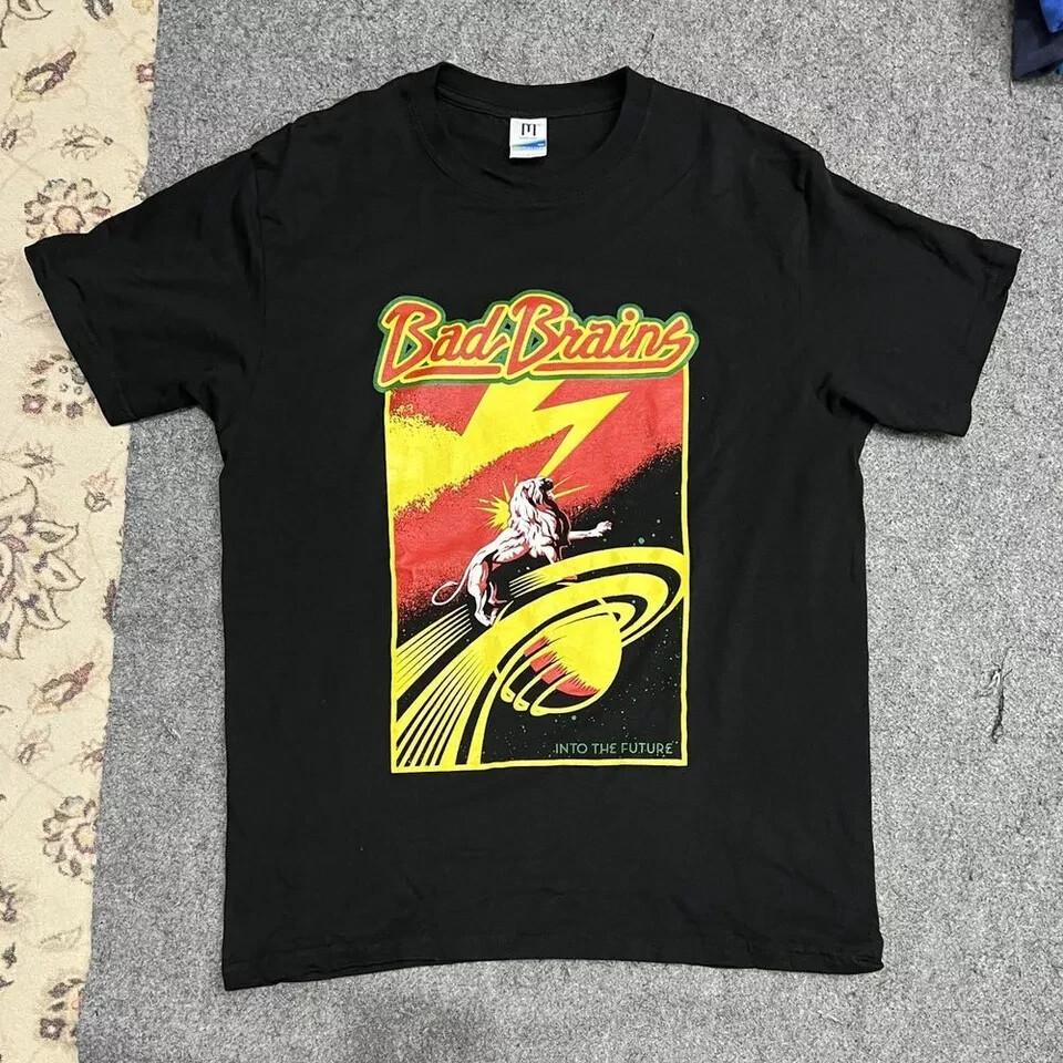 Bad Brains Into the Future Black Short Sleeve Unisex Tshirt Reprint S-4XL Unisex T-Shirt S