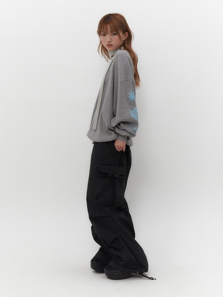 Tuomio Graphic Waffle Long Sleeves [Grey]
