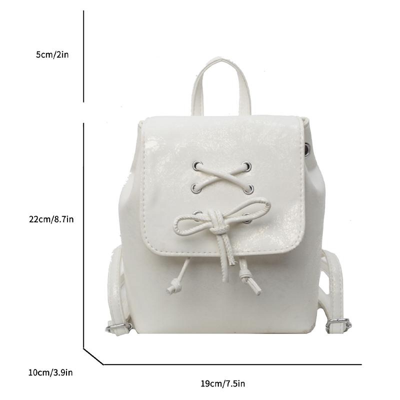 Double shoulder bag, bow shaped bag, women's  new trendy Korean backpack, cute women's bag, hand-held single shoulder bag,