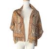 Used Beautiful Condition ETRO Large Stole Scarf, Silk-wool, Paisley Pattern, 128x42cm
