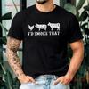 Funny Id Smoke That Retro Bbq Chef Smoker T Shirt For Dad Unisex Vintage Washed Comfortable Versatile Fashion Breathable Graphic