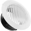 Ventilation Grille Cover Diameter 1.5/10/12.5/15CM Air Vent Grille Circular Indoor Ventilation Outlet Duct Pipe Cover Cap Sale Wall-Mounted Ceiling