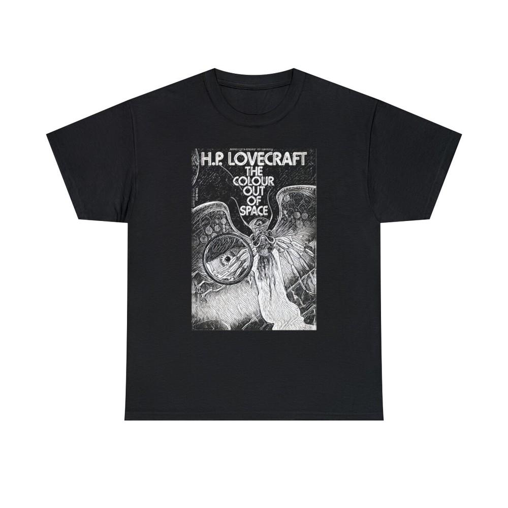 H.P. Lovecraft The Colour Out Of Space Graphic Print Unisex Heavy Cotton T-Shirt