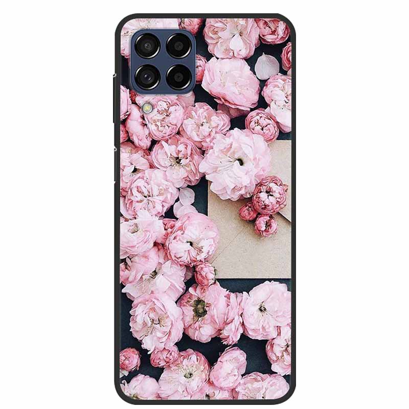 Für Samsung Quantum3 Hülle Blumen TPU Weiches Silikon Rückabdeckung Handyhülle Für Samsung Galaxy Quantum 3 5G Hülle SM-M536S Funda