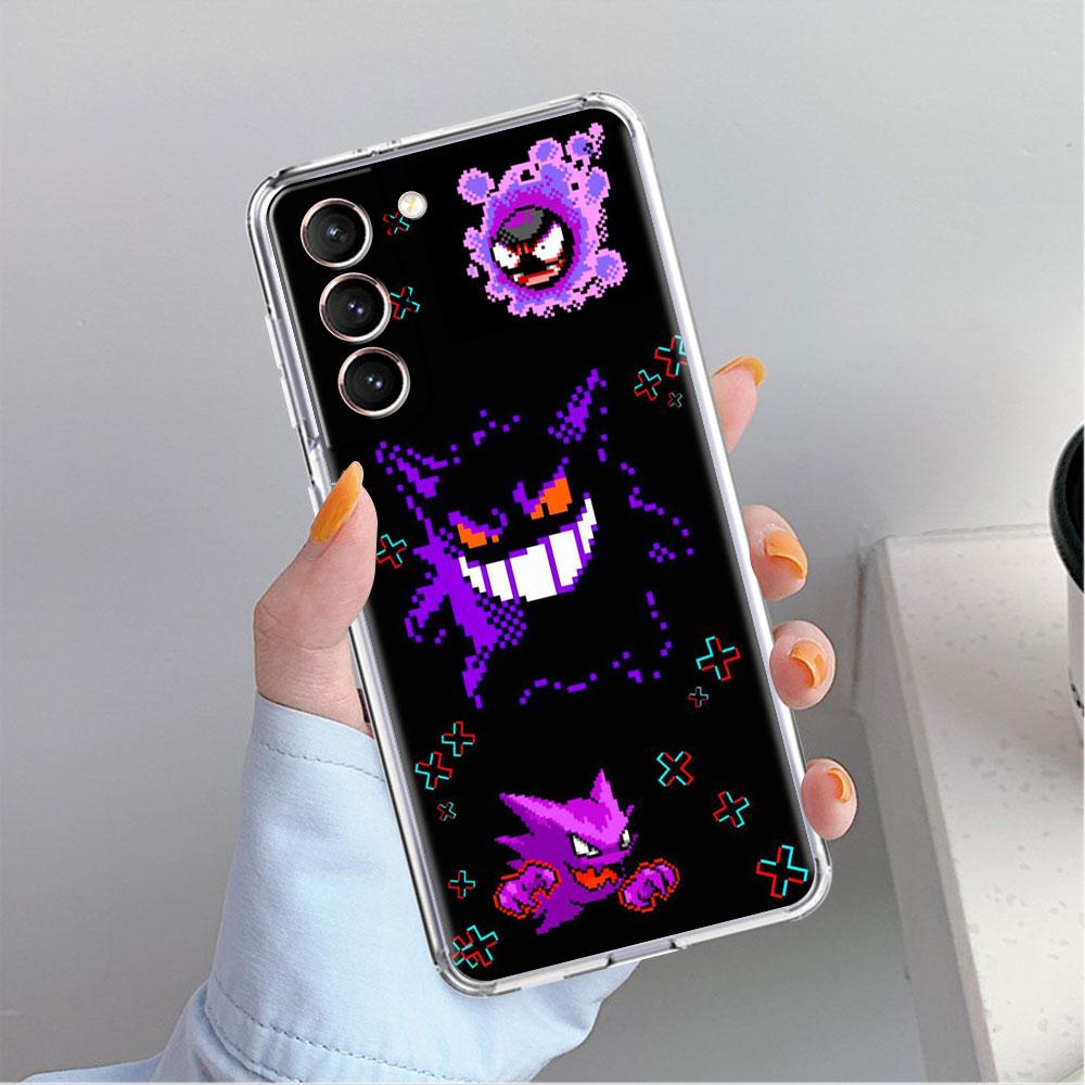 Clear Case For Samsung Galaxy S22 S20 FE S21 S10 S9 Plus Note 20 Ultra 10 Lite Transparent Phone Shell Anime Pokemon Japan