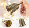 Retro Metalen Tone Hand Bel Metalen School Diner Shoptea Bell Hand Held Craft Bruiloft Decoratie Alarm School Kerk Klaslokaal