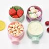 1PCS 4 Layer Baby Formula Dispenser Side Open Milk Powder Container Feeding Storage Box