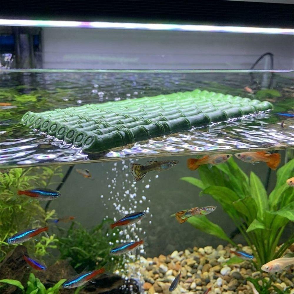 Artificial Bamboo Floating Bamboo Raft Ornament No Fading Bamboo Raft Figurine  Home Decoration