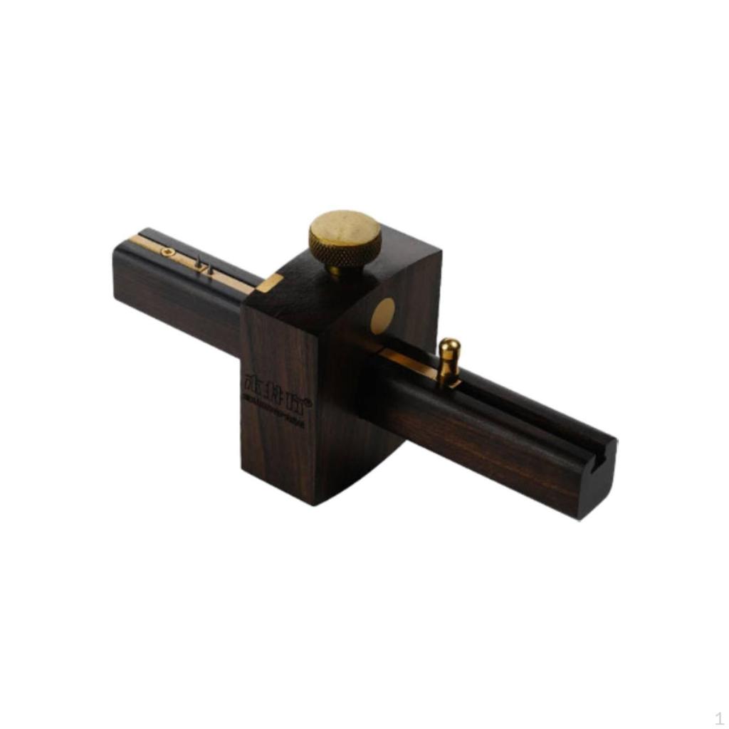 Screw Marking Gauge Brass Knob Wooden Build Wood Scribe Tool for Woodworkers,