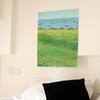 Minimalist Sea Grassland Scenery Tapestry, Nature Wall Hanging, Aesthetic Bedroom Dorm Living Room Photo Decor