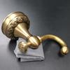 Decorative Brass Towel Hook With Smooth Brushed Finish Elegant Retro Styles Bathroom Accessory Towel Rack