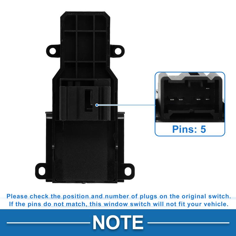 X Autohaux Front Right Power Window Switch for Honda Civic 2006-2011 Window Control Switch