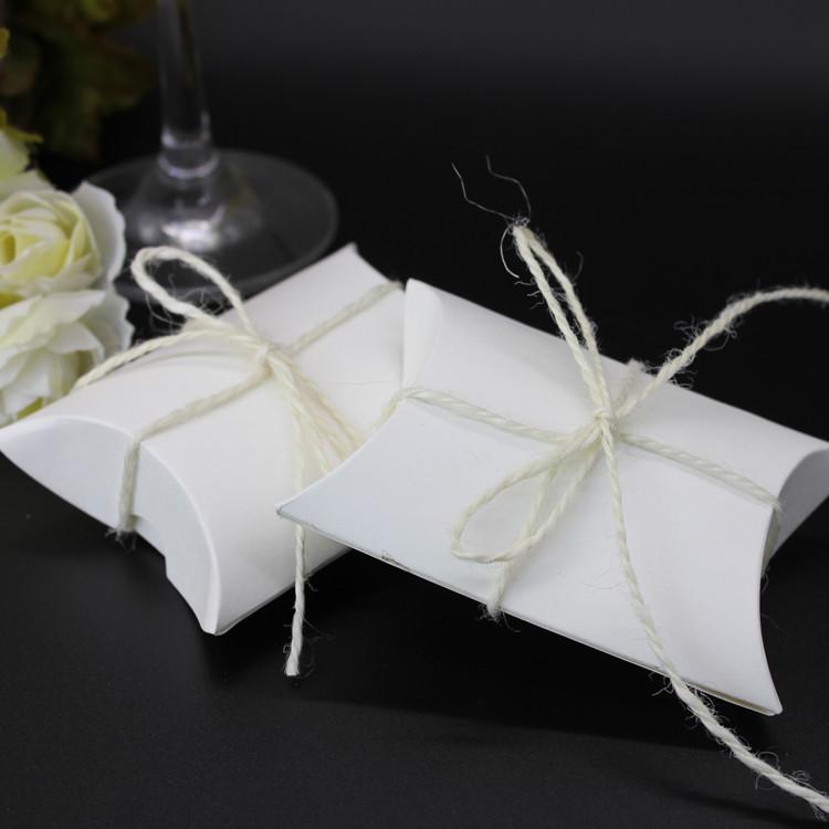 Vintage Mori Kraftová Papírová Polštářková Krabička - Kreativní Evropská Mini Bonboniéra