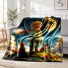 The Little Prince Pattern Blanket for Home Decoration, Bed, Sofa, Car Travel, Camping, Suitable for All Seasons, Birthday Christmas Gift