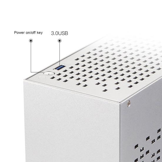 A07 Desktop Case Supporting Mini ITX Motherboard Gaming Independent Graphics Card 1U