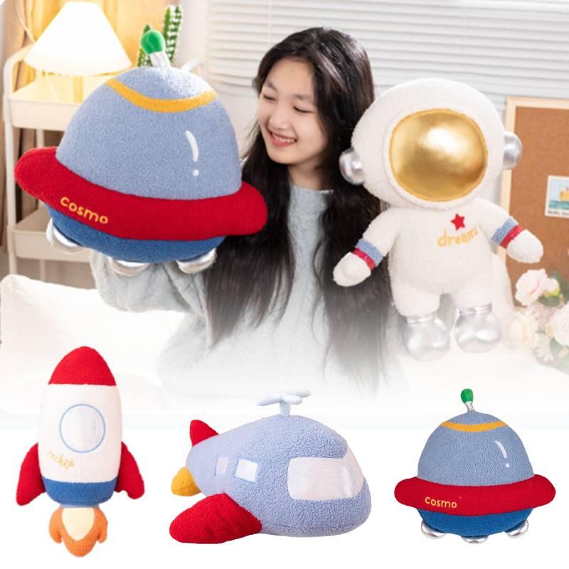 Weltraum-Astronaut Kissen Plüschtier Mit Logo-Druck Lustiges Und Interaktives Kindergeschenk