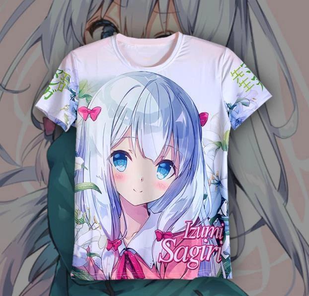 

Cosplay Eromanga Sensei Sagiri Izumi Anime Manga T-Shirt Costumes Modal Polyester 4XL